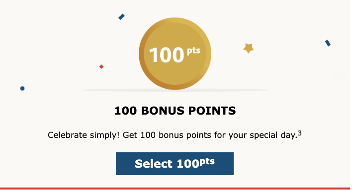 100 points aeroplan