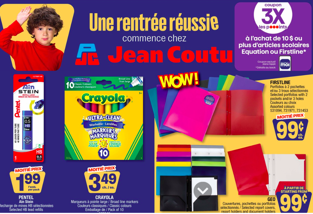 Rentrée scolaire&nbsp;: nos astuces pour économiser - jean coutu rentree