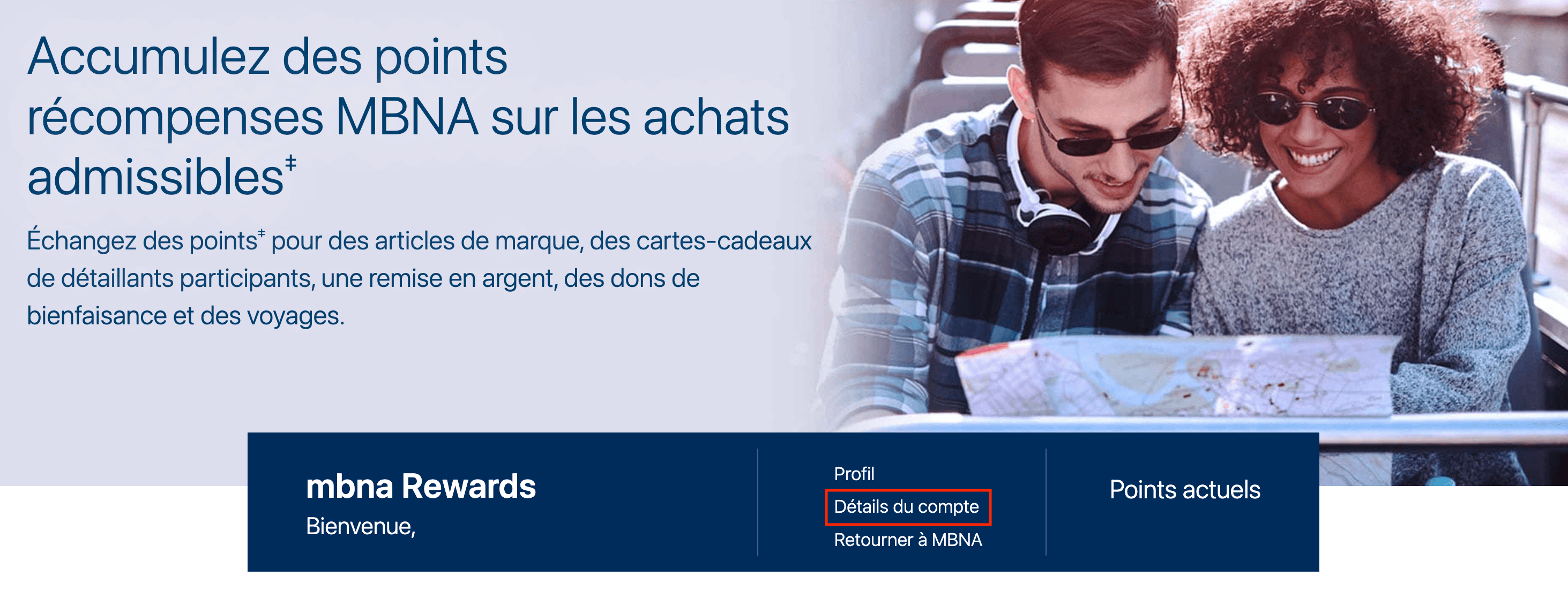 Tutoriel&nbsp;: comment accéder au détail des points accumulés par transaction - mbna points 2 fr