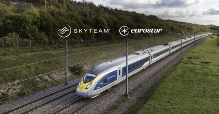 Un train Eurostar en acticité