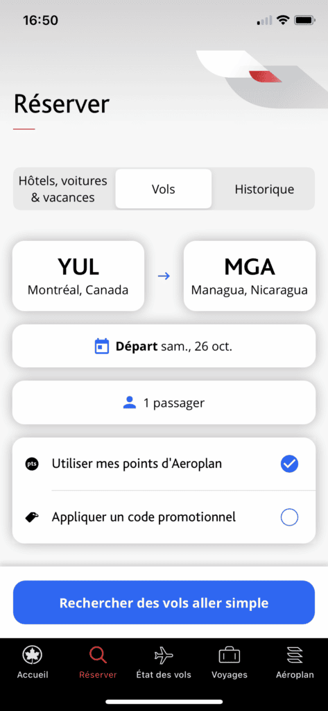 aeroplan app fr1