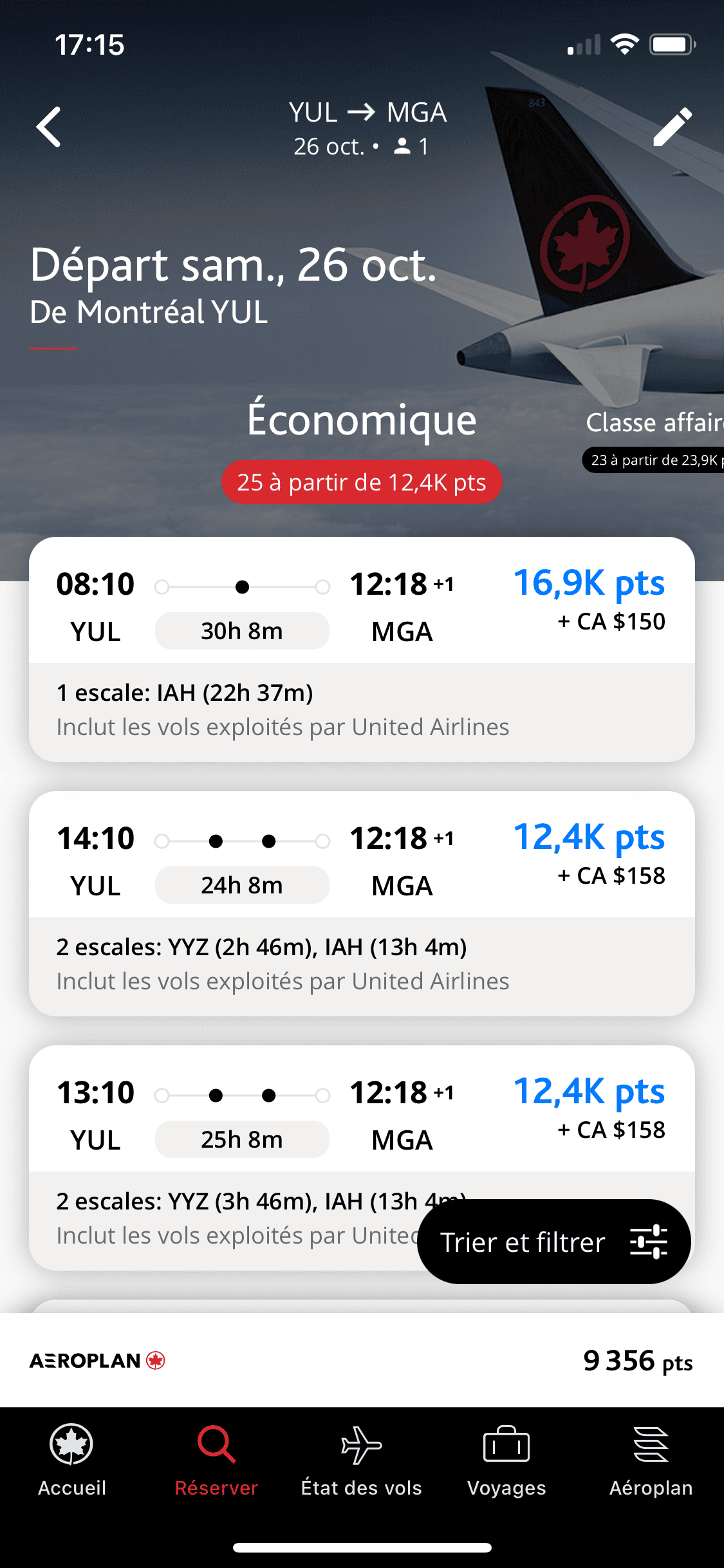 Aéroplan&nbsp;: réserver facilement son voyage avec l’app Air Canada - aeroplan app fr2