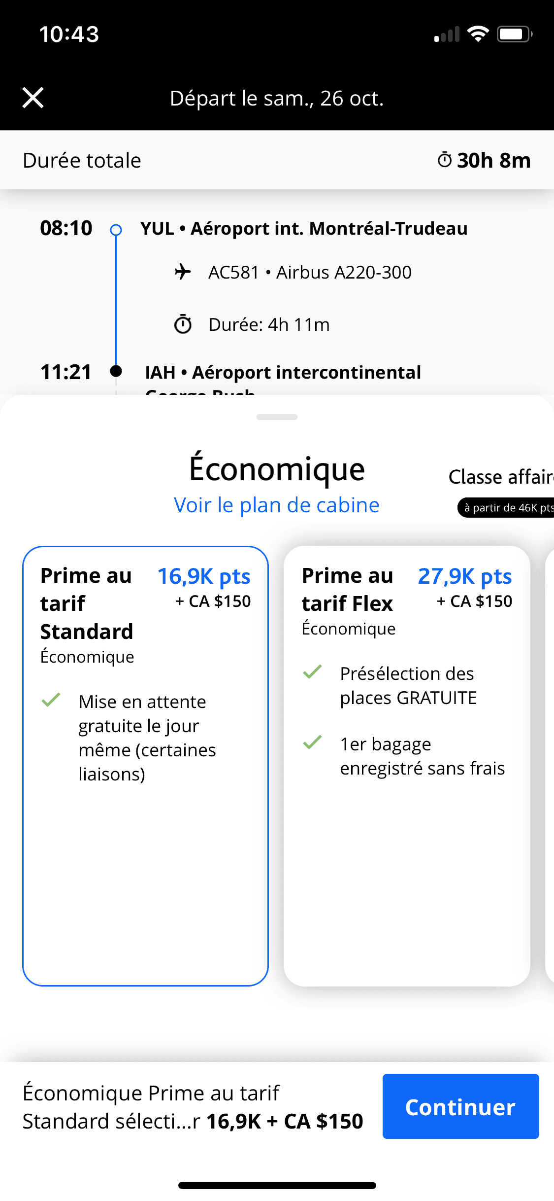 Aéroplan&nbsp;: réserver facilement son voyage avec l’app Air Canada - aeroplan app fr4
