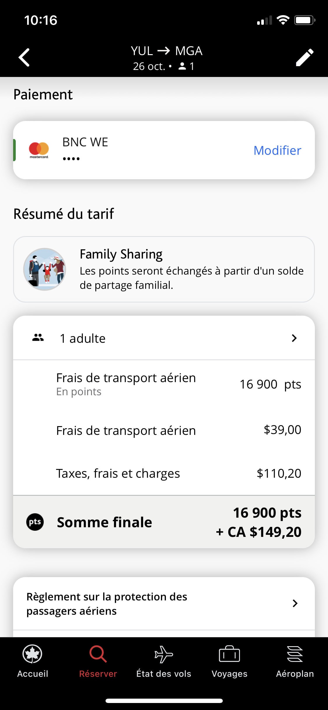 Aéroplan&nbsp;: réserver facilement son voyage avec l’app Air Canada - aeroplan app fr7