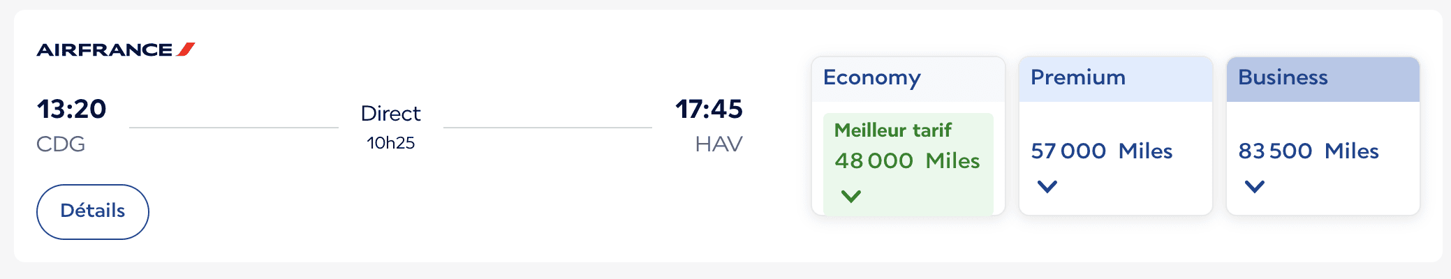 Air France : que faire avec 100&nbsp;000 Miles Flying Blue? - Air France Paris Cuba