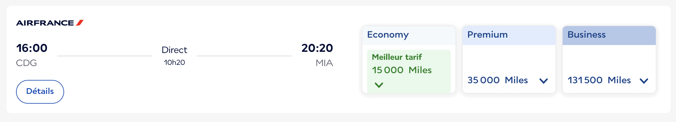 Air France : que faire avec 100&nbsp;000 Miles Flying Blue? - Air France Paris Miami