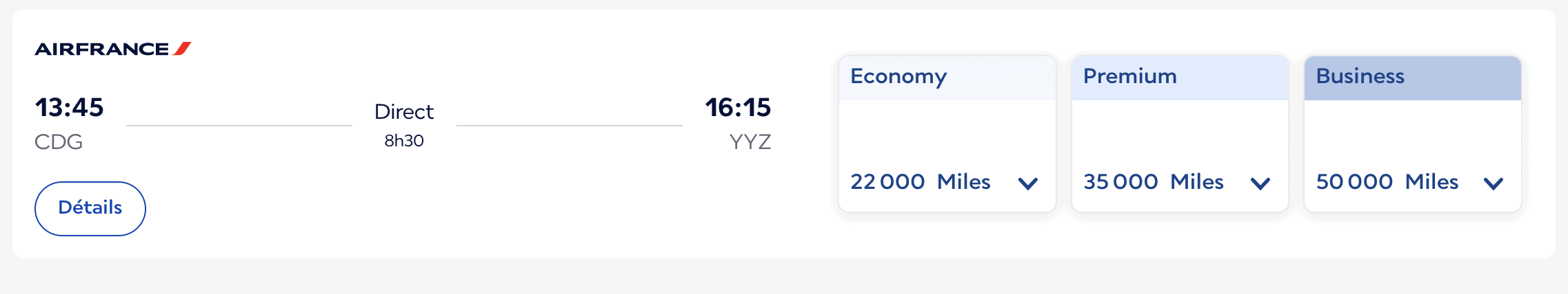 Air France : que faire avec 100&nbsp;000 Miles Flying Blue? - Air France Paris YYZ