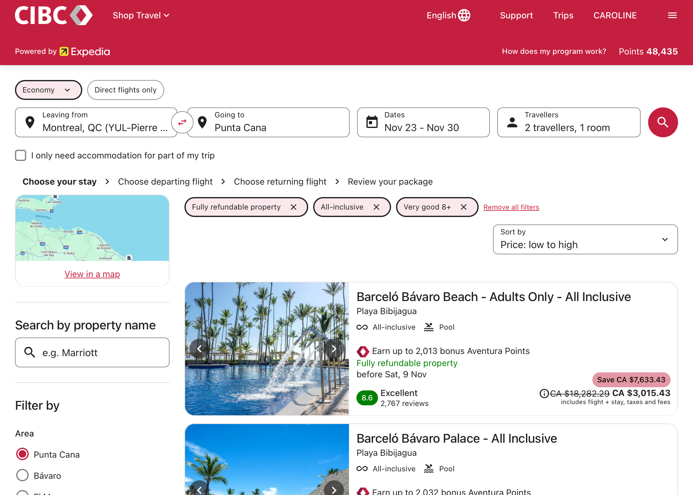 CIBC Aventura: How to use Aventura Points for Cheap Travel - CIBC tout inclus FR