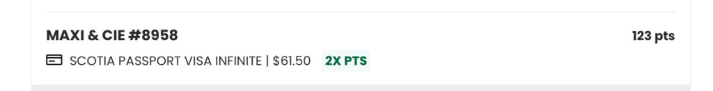 Scene Points epicerie