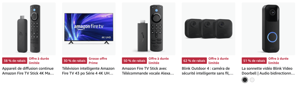 appareils amazon prime day octobre 2024