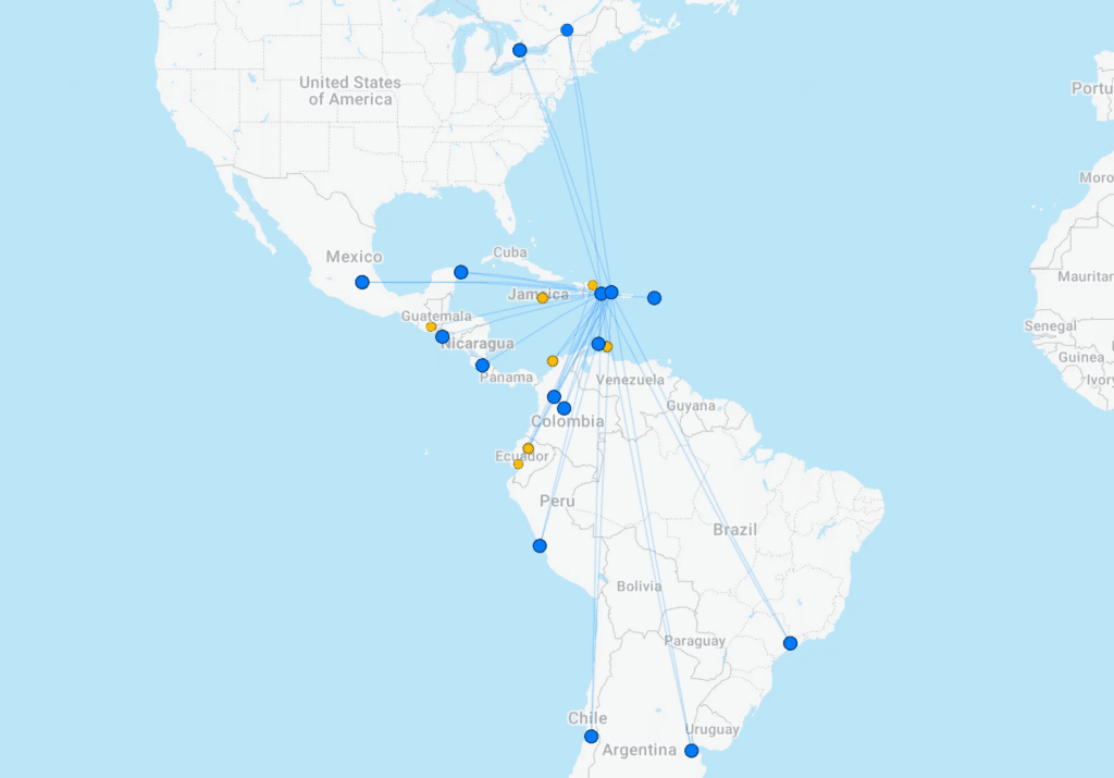 arajet flight connections