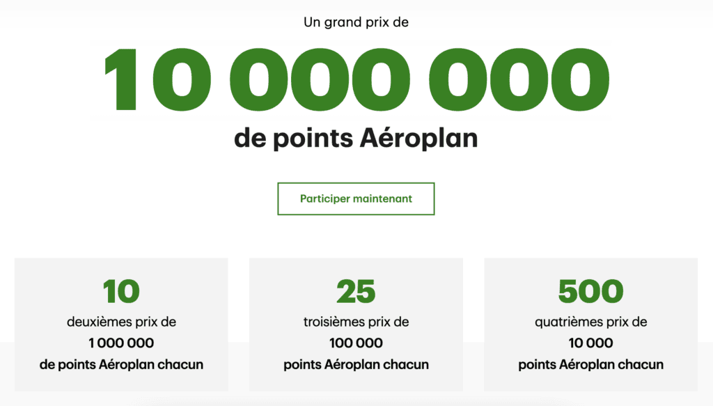 concours td aeroplan fr