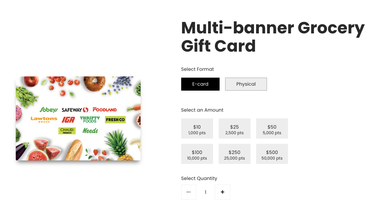 10 Ideas to Redeem Your Points for Free Christmas Gifts - IGA Scene gift card