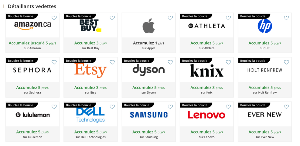 aeroplan eboutique fin annee 2025