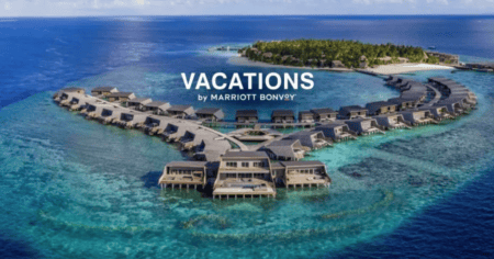 paysage avec le logo vacation by marriott 