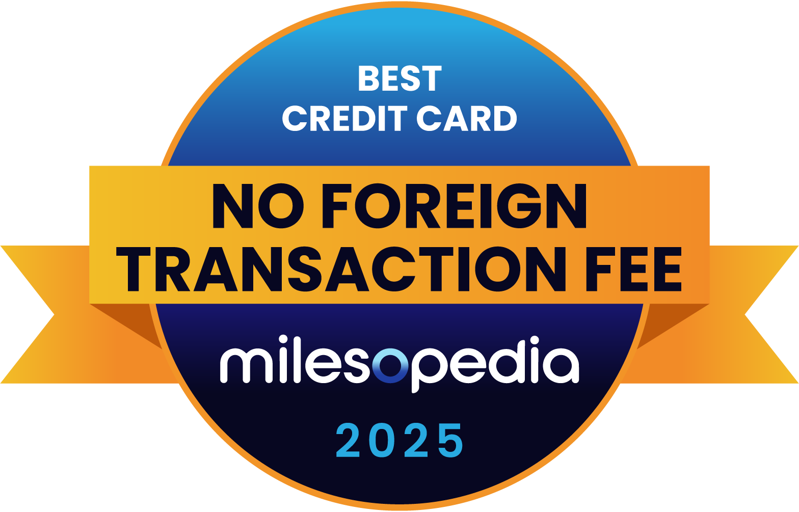 The Best Scotiabank Credit Cards – May 2026 - 2025 Milesopedia Awards: Best Credit Card with No Foreign Transaction Fees