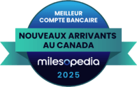 2025 Milesopedia Palmares Meilleure Banque Nouveaux Arrivants CANADA