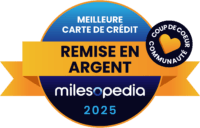 2025 Milesopedia Palmares Meilleure carte credit Communaute Remise en Argent