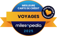 2025 Milesopedia Palmares Meilleure carte credit Communaute Voyages