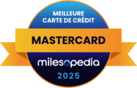 2025 Milesopedia Palmares Meilleure carte credit Mastercard