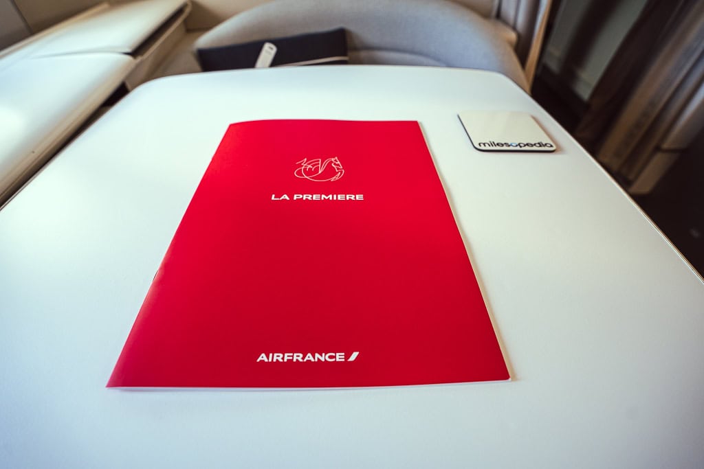 La Première Air France-18-menu