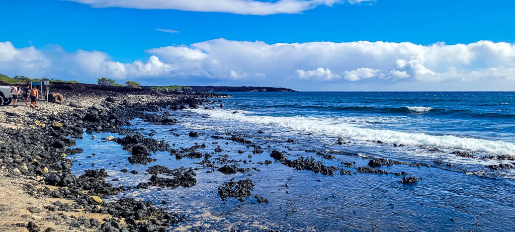 Maui Hoapili plage stationnement baie de La Perouse