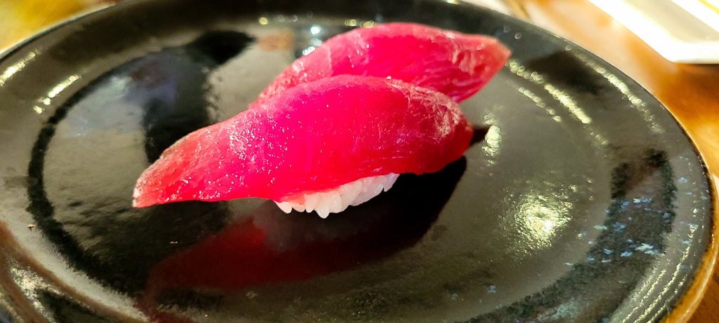 Maui Isana big eye Tuna nigiri