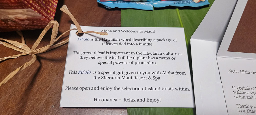 Maui Sheraton Cadeau Sheraton