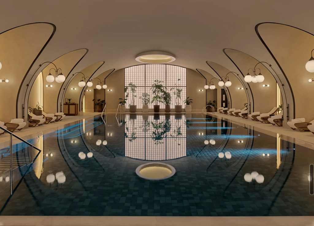 Six Senses London - piscine intérieure et espace bien-être