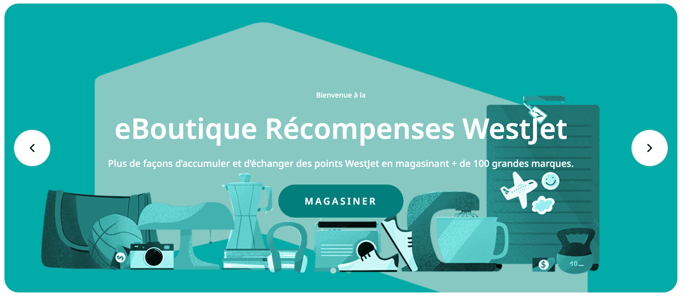 eboutique recompenses westjet