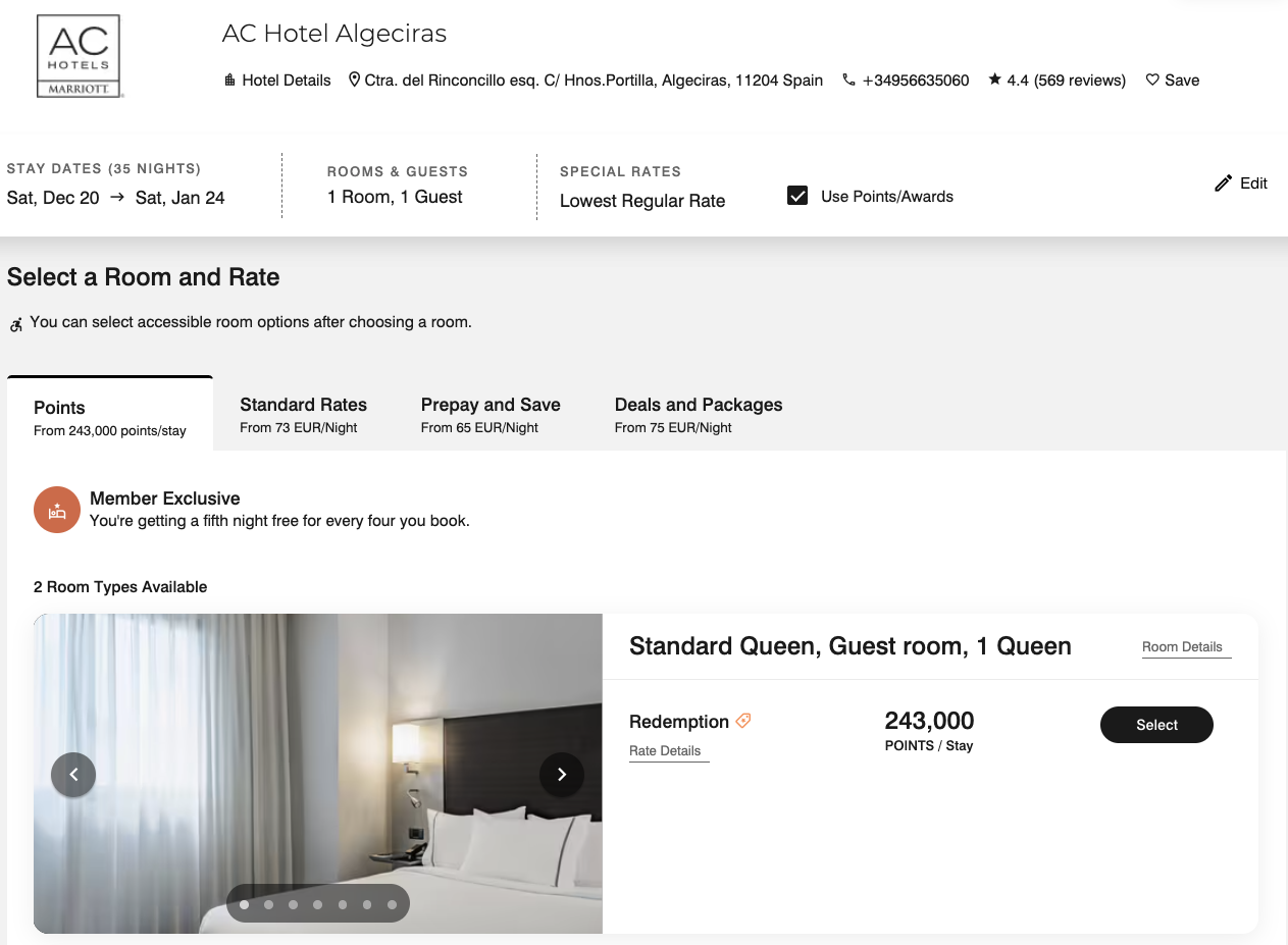 Marriott Bonvoy Credit Cards: How to Get Free Hotel Nights - spain marriott points