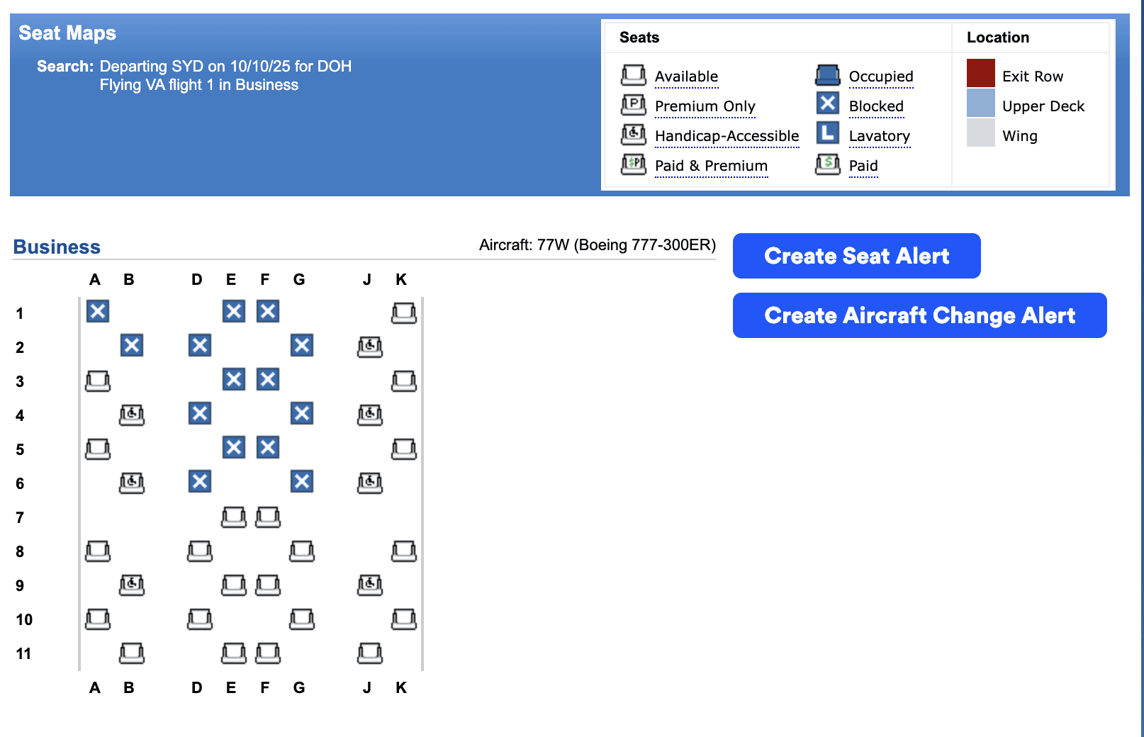 Qatar Airways Qsuite: Book with Your Aeroplan Points via Virgin Australia - expertflyer qsuite syd-doh aeroplan