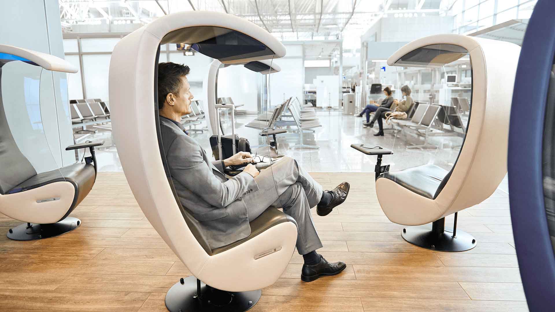 Escale à Francfort&nbsp;: profiter de votre temps dans la ville ou l’aéroport - francfort chaise silence