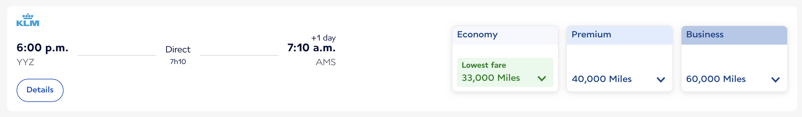 Air France KLM: Slight Devaluation of the Flying Blue Program - yyz-ams-kl-fr