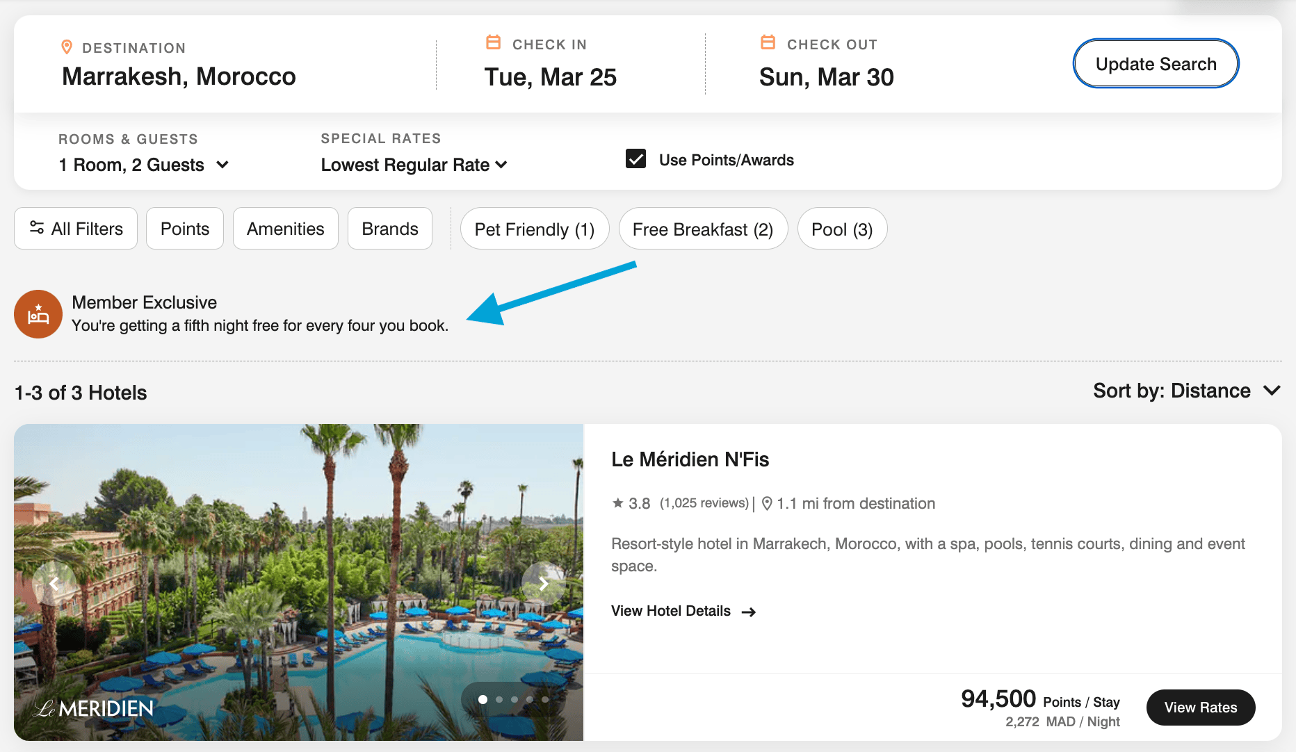 Maghreb&nbsp;: Comment s’y rendre en utilisant des points et des milles - maghreb marriott