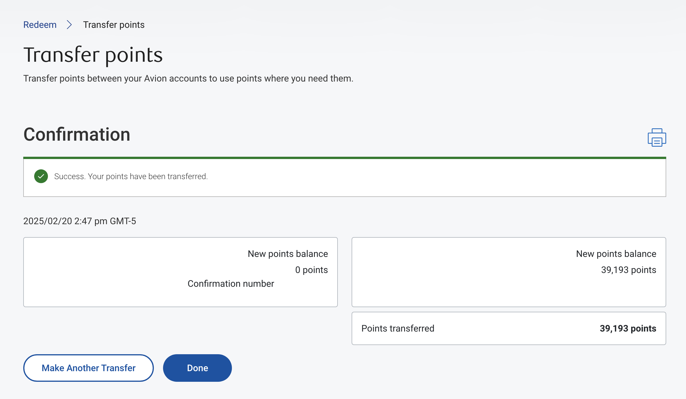 RBC Avion Rewards: How Do I Transfer Points Between Two Accounts? - rbc-avion-recompenses-transfert-4-fr