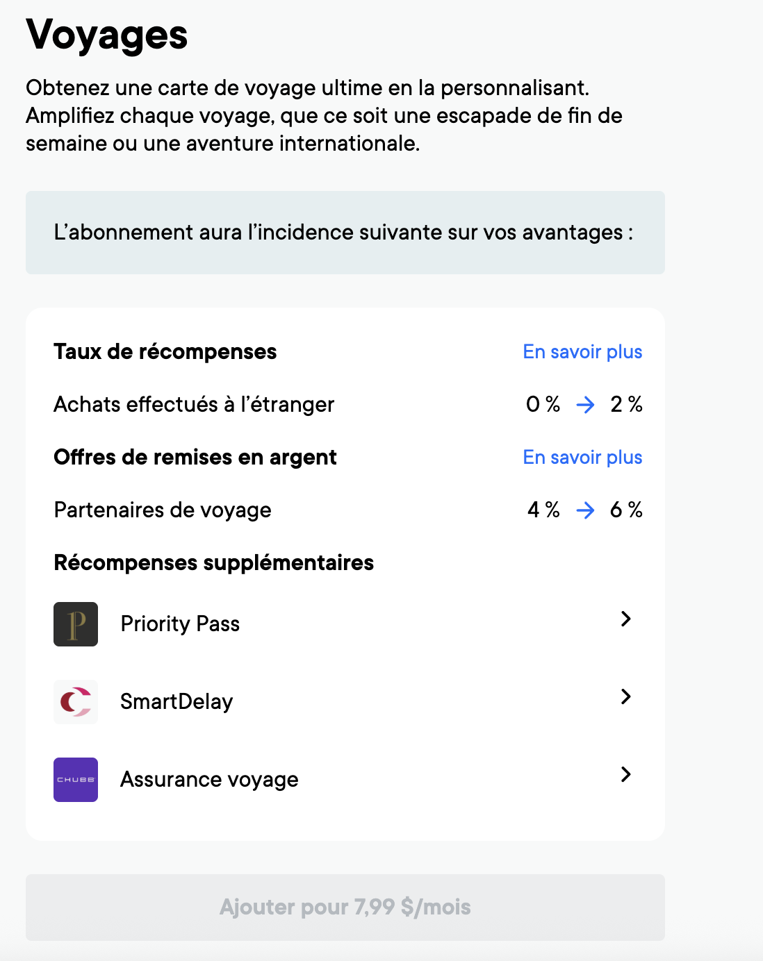Maximiser vos récompenses avec la carte Mastercard Neo - voyage FR