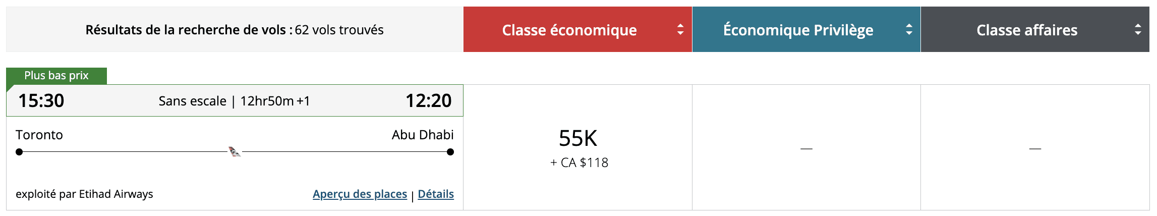 Aéroplan&nbsp;: quoi réserver avant les changements tarifaires - Aeroplan AUH