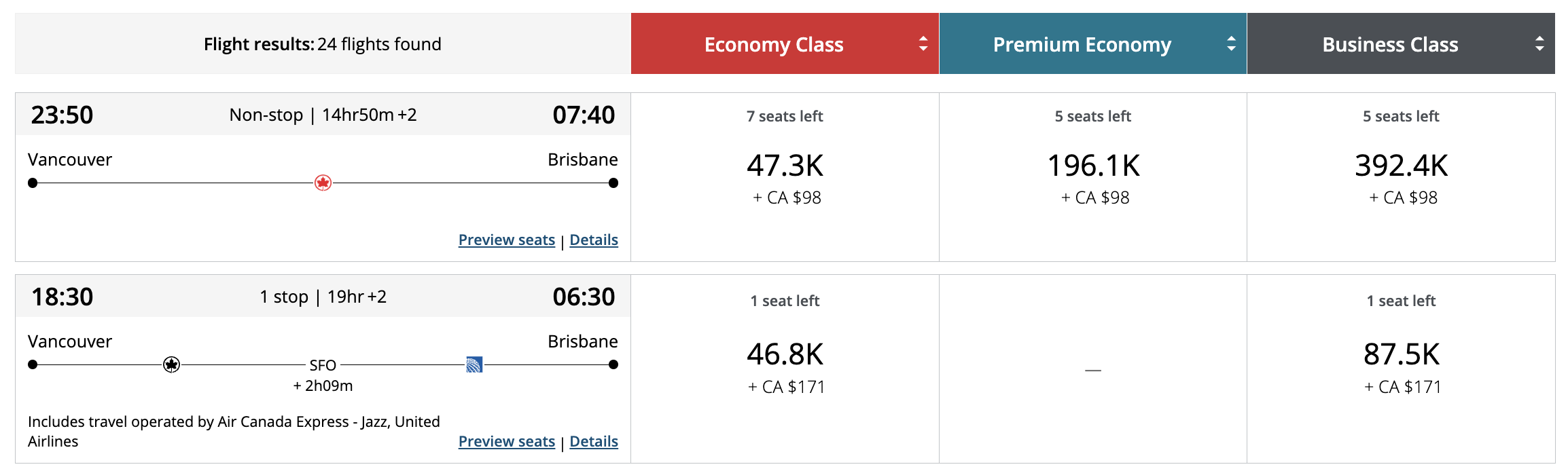 Aeroplan: What to Book Before Price Changes - Aeroplan AUS