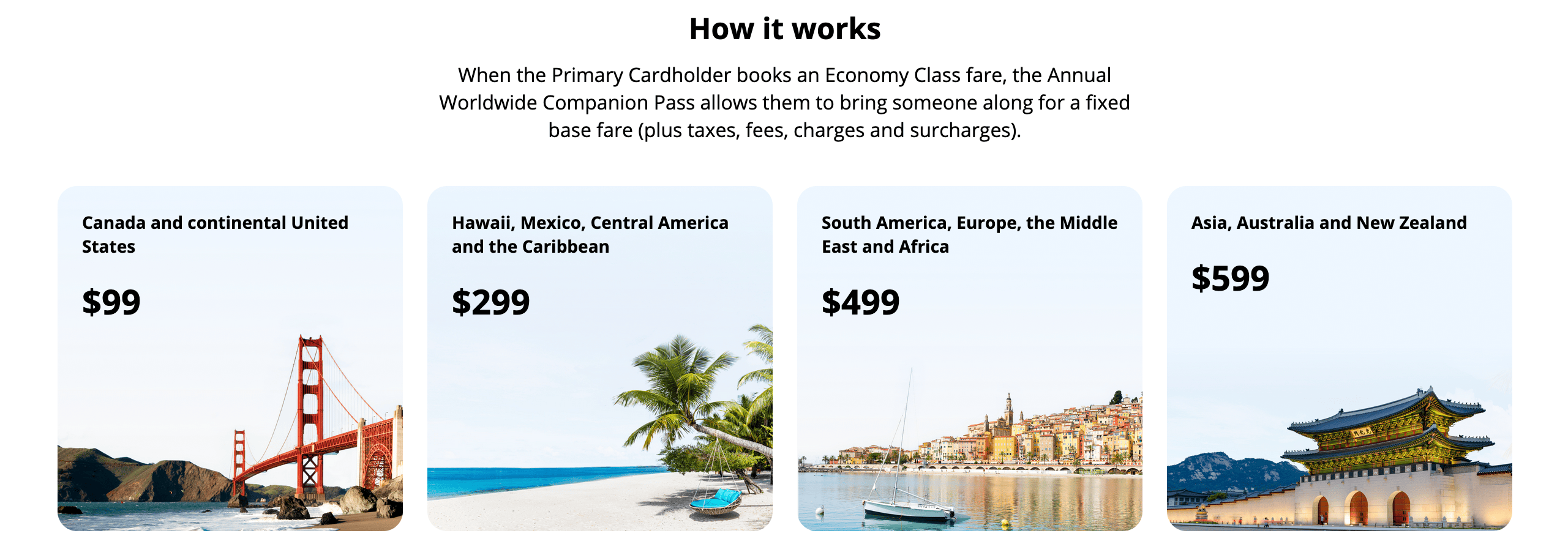 Bons pour compagnon: Quelle est la meilleure carte de crédit&nbsp;? - Air Canada prices EN