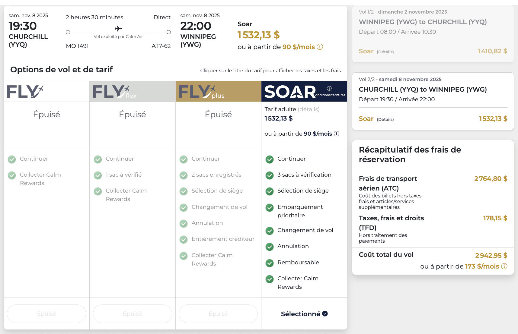 Aéroplan&nbsp;: quoi réserver avant les changements tarifaires - Calm Air Churchill