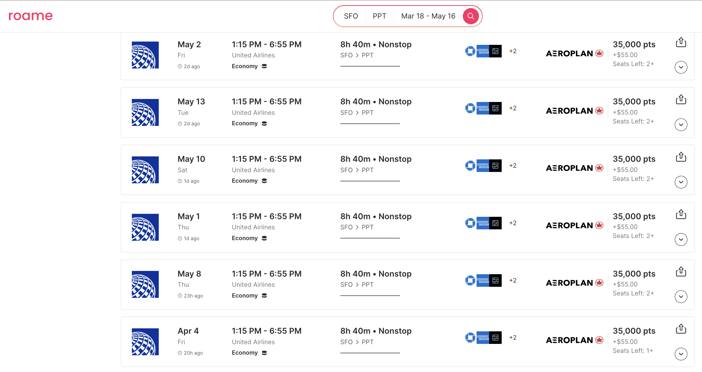 Aeroplan: What to Book Before Price Changes - Roame Tahiti
