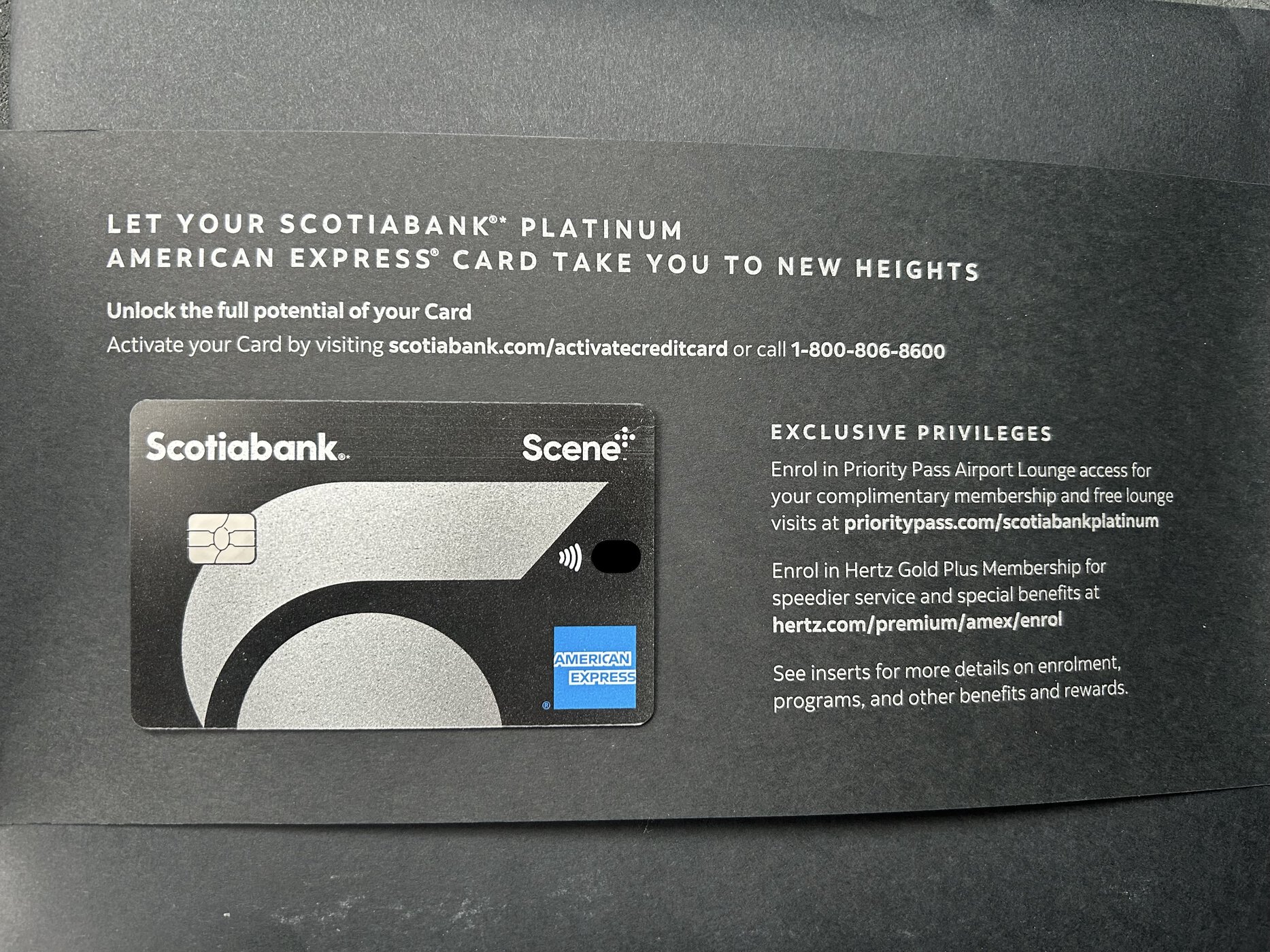 Comment activer et utiliser efficacement votre Carte American Express Platine de la Banque Scotia - carte platine scotia platinum