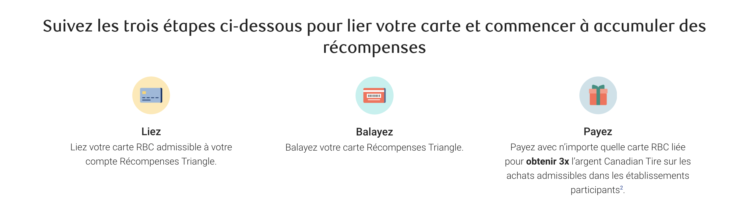 RBC et Canadian Tire&nbsp;: comment lier votre carte et gagner 3× l’Argent CT avec Récompenses Triangle - lier comptes FR