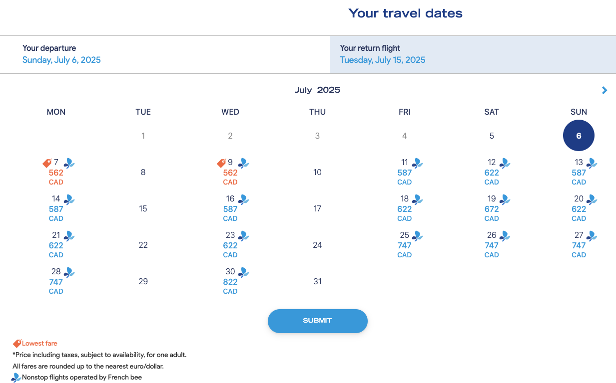 Disneyland Paris: How to Get There With Points From Canada - french bee montreal orly