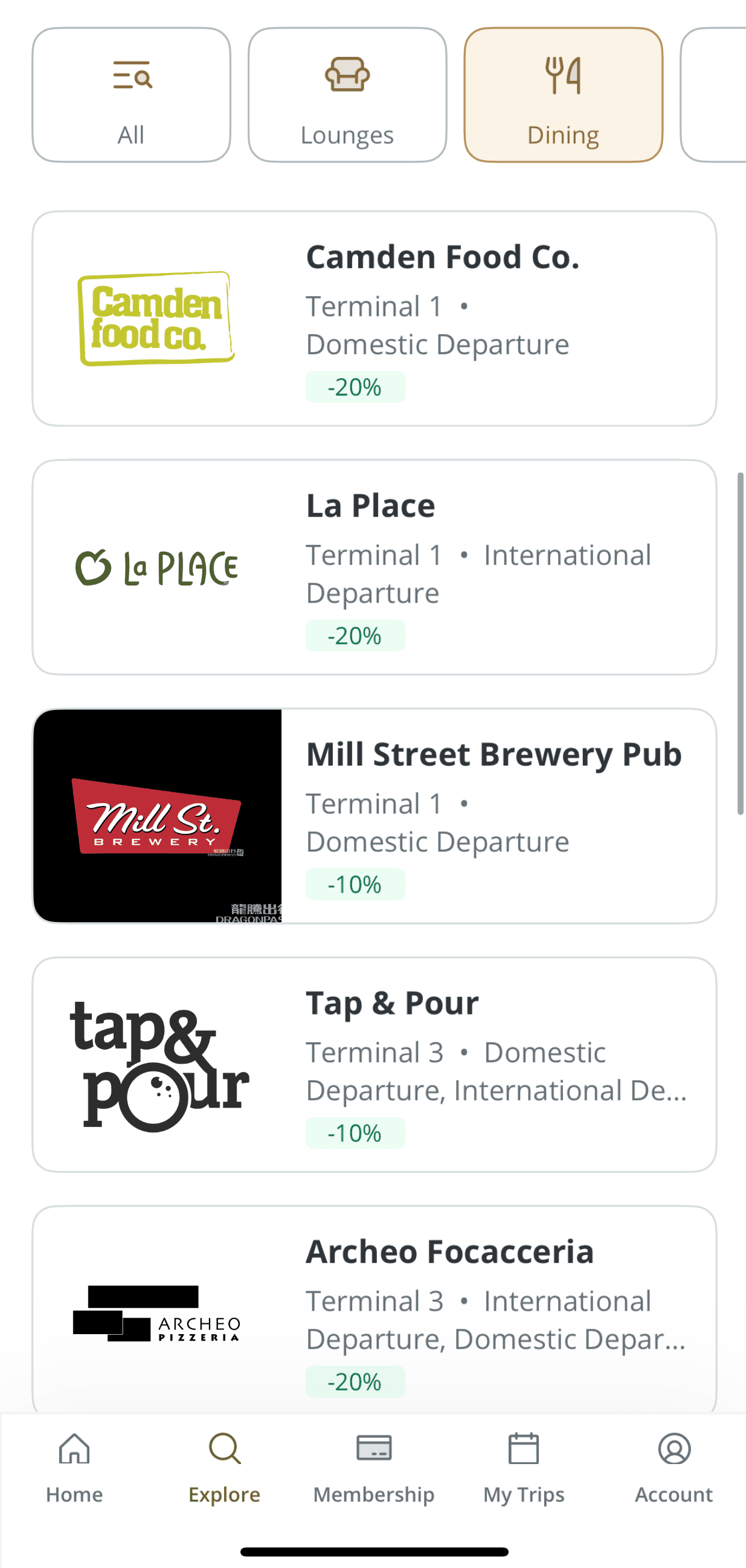 A Complete Guide to the Visa Airport Companion Program - Visa Airport Companion Guide Dining 2:3 EN