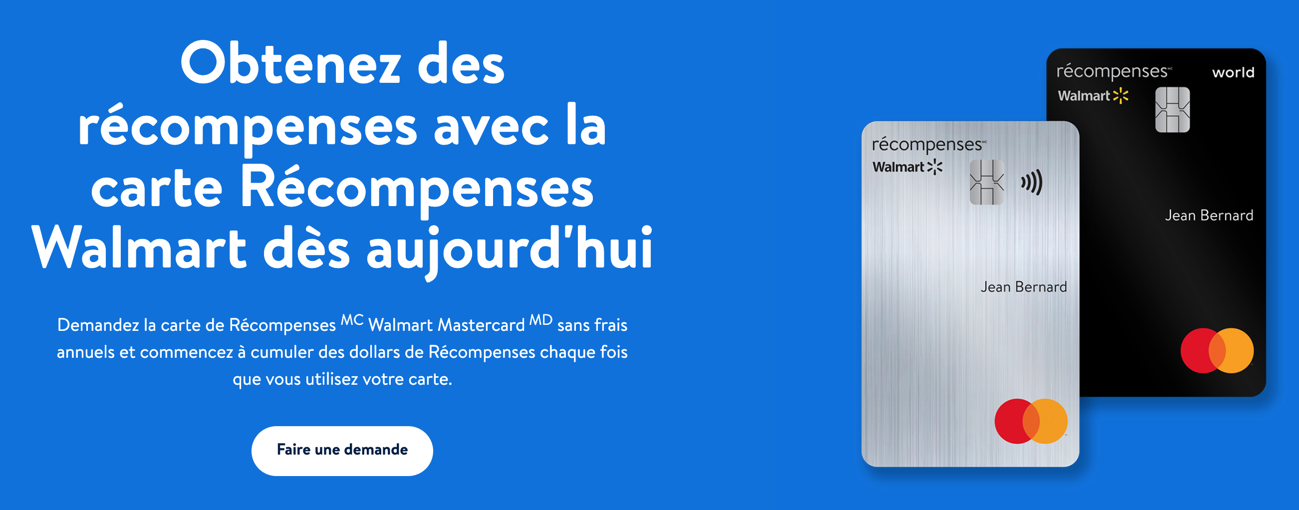 Cela vaut-il la peine de souscrire à une carte Walmart Mastercard&nbsp;? - Cartes Mastercard Walmart Deux cartes FR