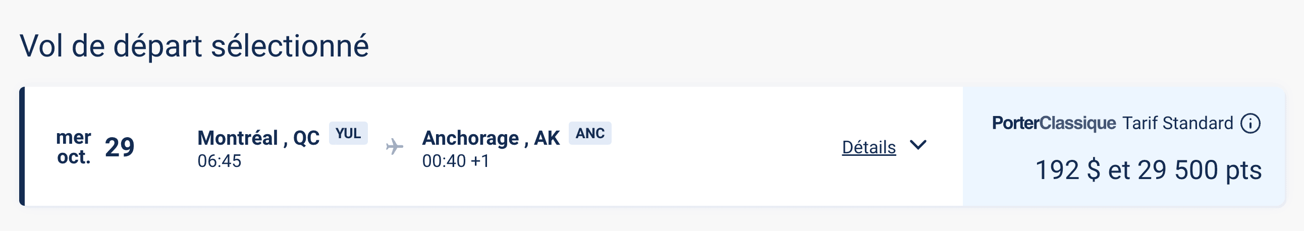 15 idées de destinations où partir avec 50&nbsp;000 points VIPorter - YUL ANC 29500 FR