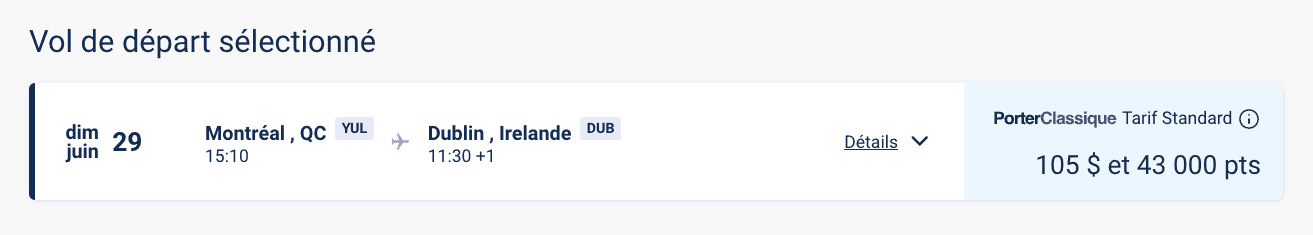 15 idées de destinations où partir avec 50&nbsp;000 points VIPorter - YUL DUB 43k FR