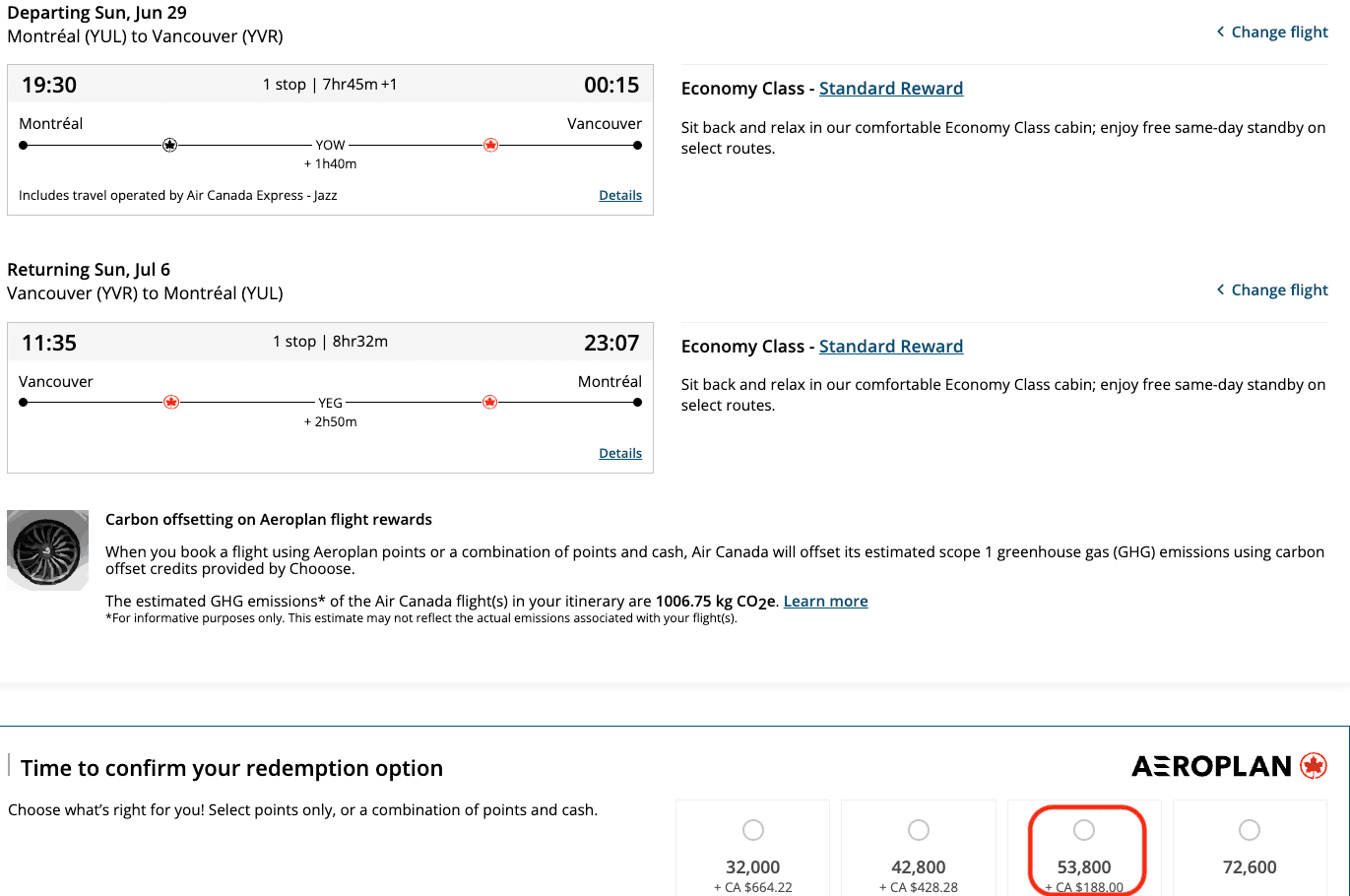Aeroplan&nbsp;: 10 destinations to go with 55,000 Aeroplan points - YUL YVR FR